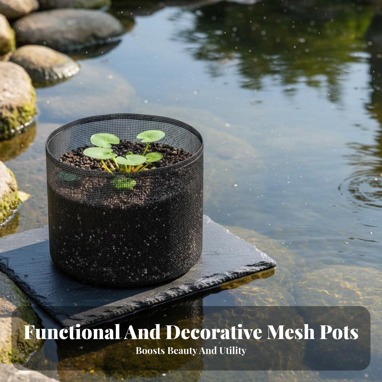 Plant Pot - أربعة أوعية لزراعة نباتات زنبق الماء،