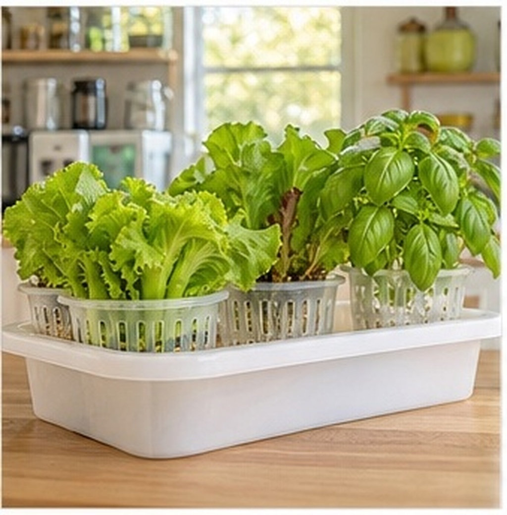 Indoor Plants - 4 قطع من أوعية الزراعة المائية،