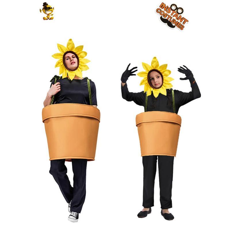 Plant Pot - زي وعاء زهور الهالوين للبالغين، زي