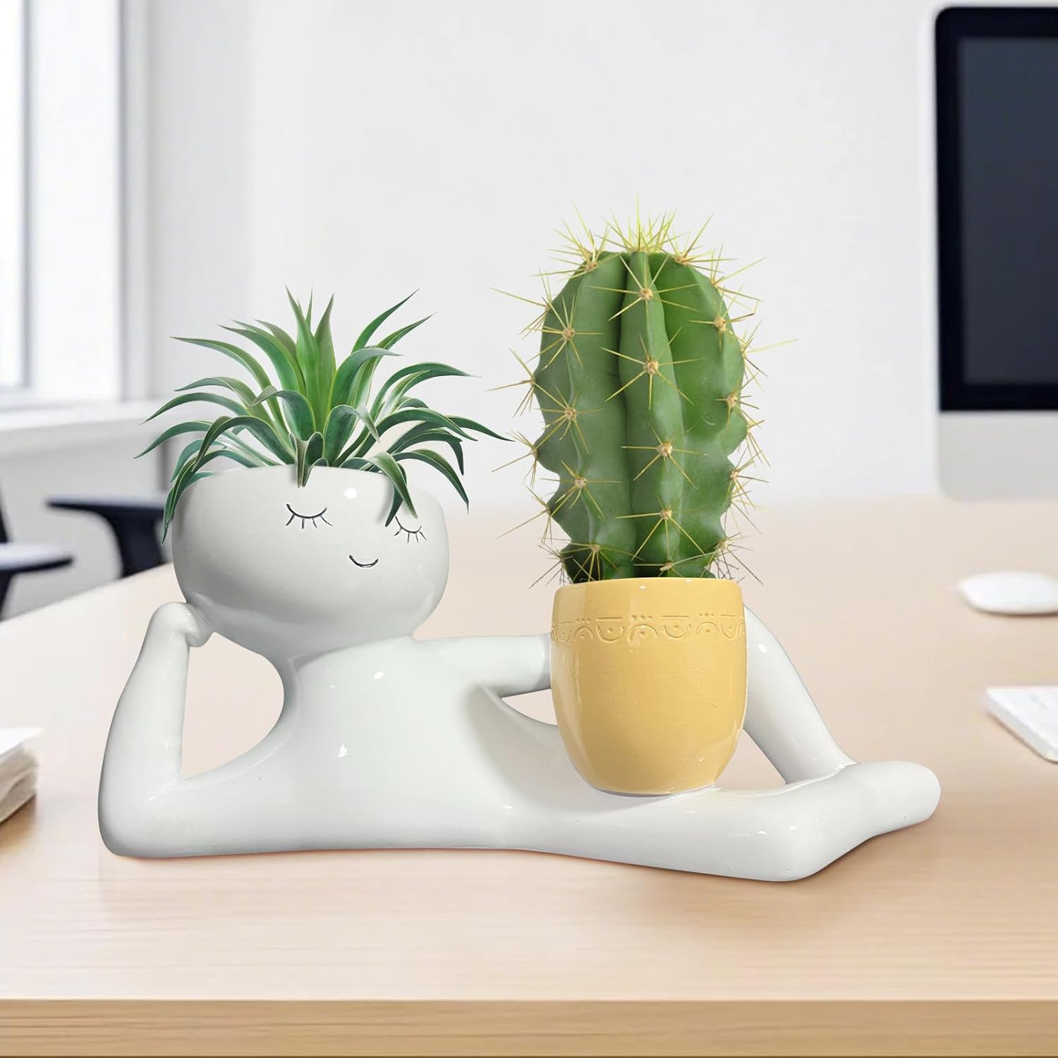 وعاء زرع فريد بتصميم الرجل الك - مراجعة Plant Pot وسعره