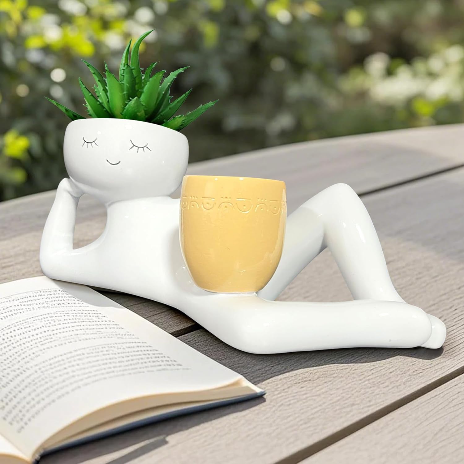 وعاء زرع فريد بتصميم الرجل الك - مراجعة Plant Pot وسعره