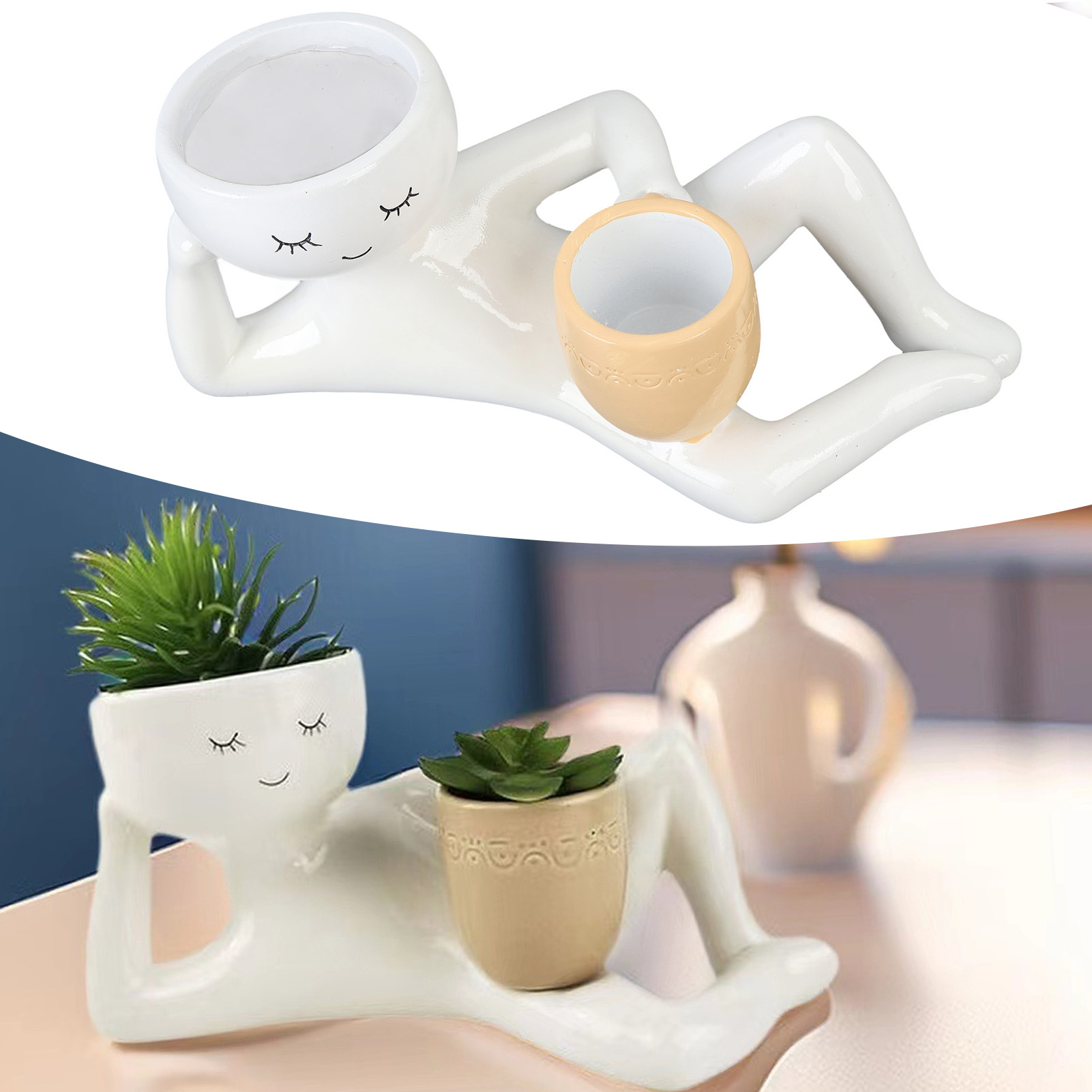 وعاء عصاري إبداعي من الراتنج ا - مراجعة Succulent Set وسعره