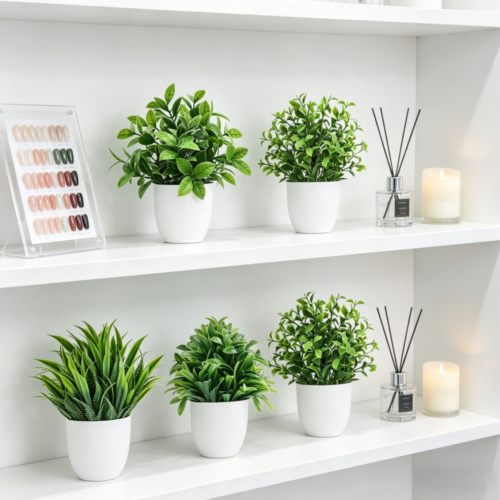 مجموعة من 4 نباتات اصطناعية صغ - مراجعة Succulent Set وسعره